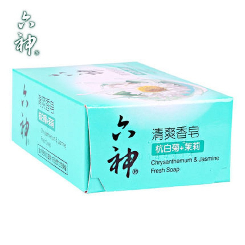 六神 清爽 香皂(杭白菊+茉莉)125g(单位:块)