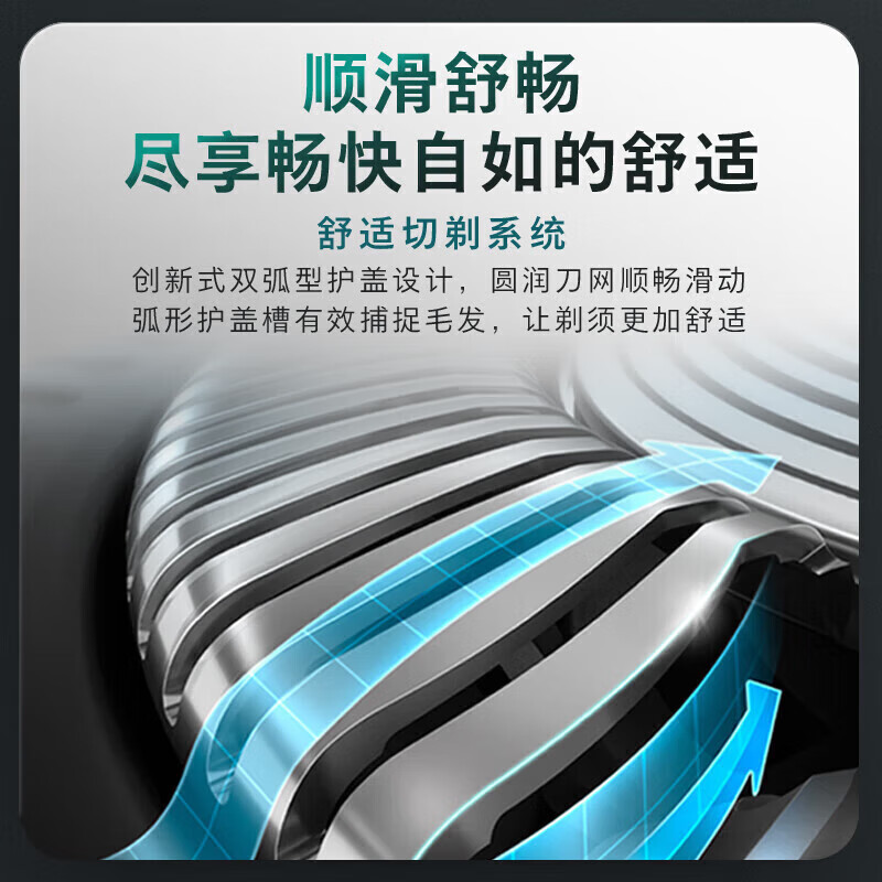飞利浦(PHILIPS)电动剃须刀 刮胡刀电动胡须刀蜂巢5系pro干湿双剃全身水洗多效理容男士剃须刀SU5799/06高清大图