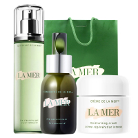 海蓝之谜(LA MER)精华浓缩修护面部护肤套装礼盒 3件(洁面+精华露+面霜)