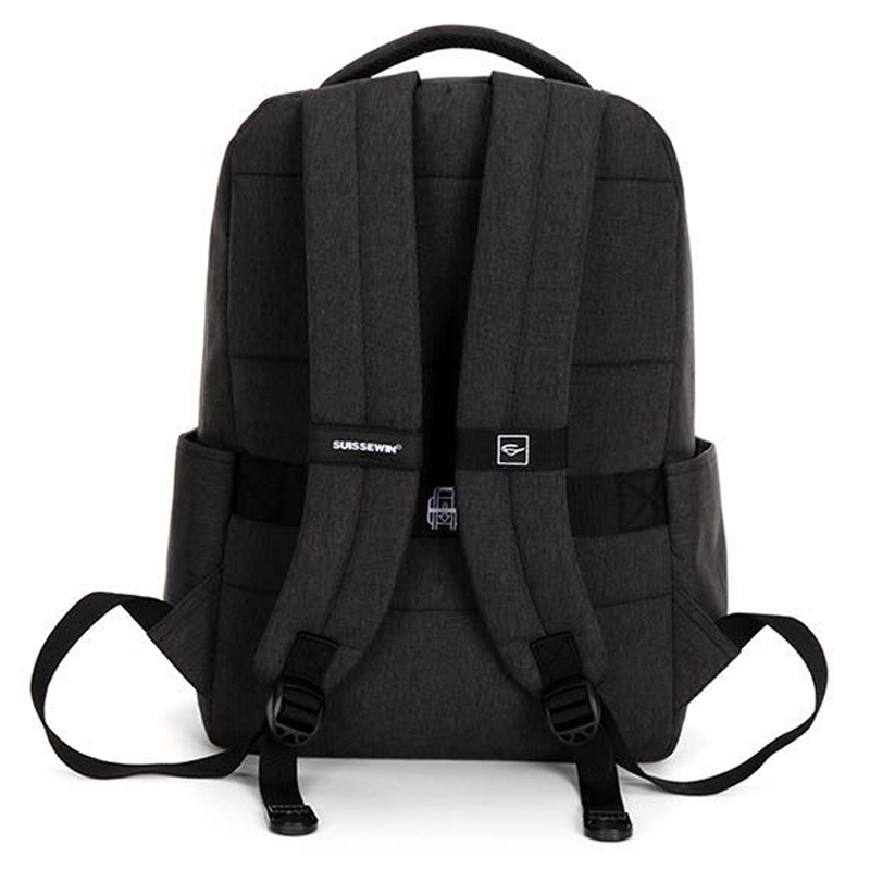 SUISSEWIN瑞士经典时尚商务休闲多功能背包SN99305高清大图