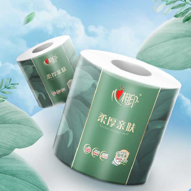 心相印 BT100商用(柔厚亲肤)四层100克16粒装卷筒卫生纸高清大图