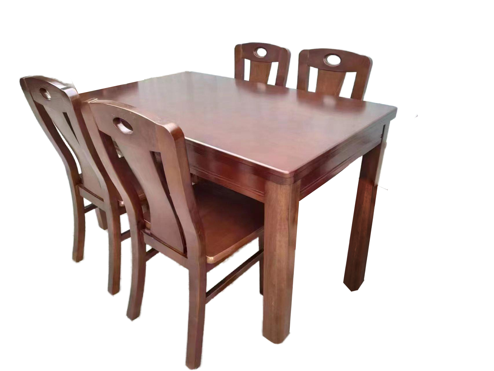 茂春 餐桌(一桌四椅)1.2m(组)高清大图