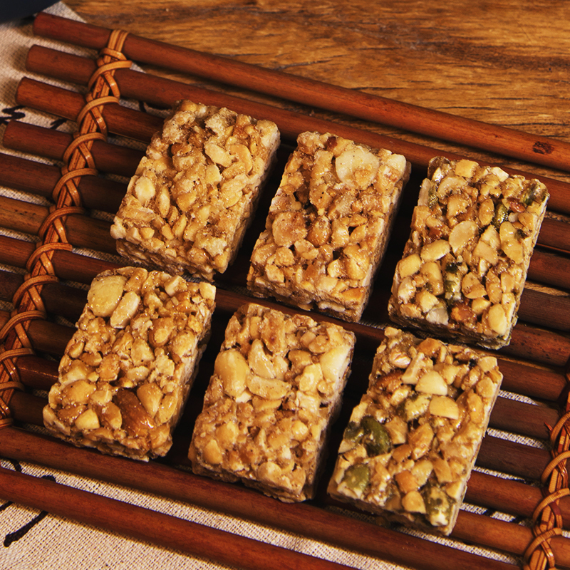 老香斋芝麻花生酥500g营养休闲零食品小吃手工糕点心上海特产糕点