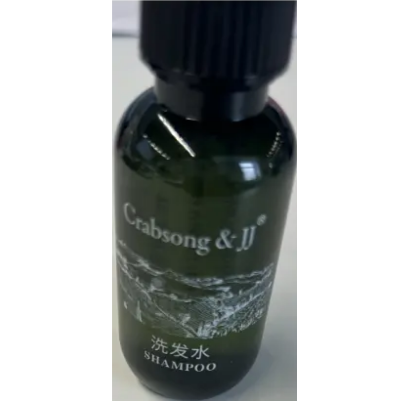 瑰柏松茶研系列高档酒店宾馆民宿一次性洗漱沐浴用品38ml绿茶香型洗发水 (100瓶)