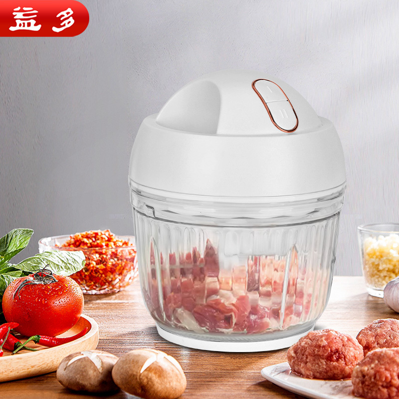 益多 绞肉机搅拌机小型迷你家用多功能家用全自动多功能电动小型料理机搅拌机碎肉绞馅辅食机 XF-01