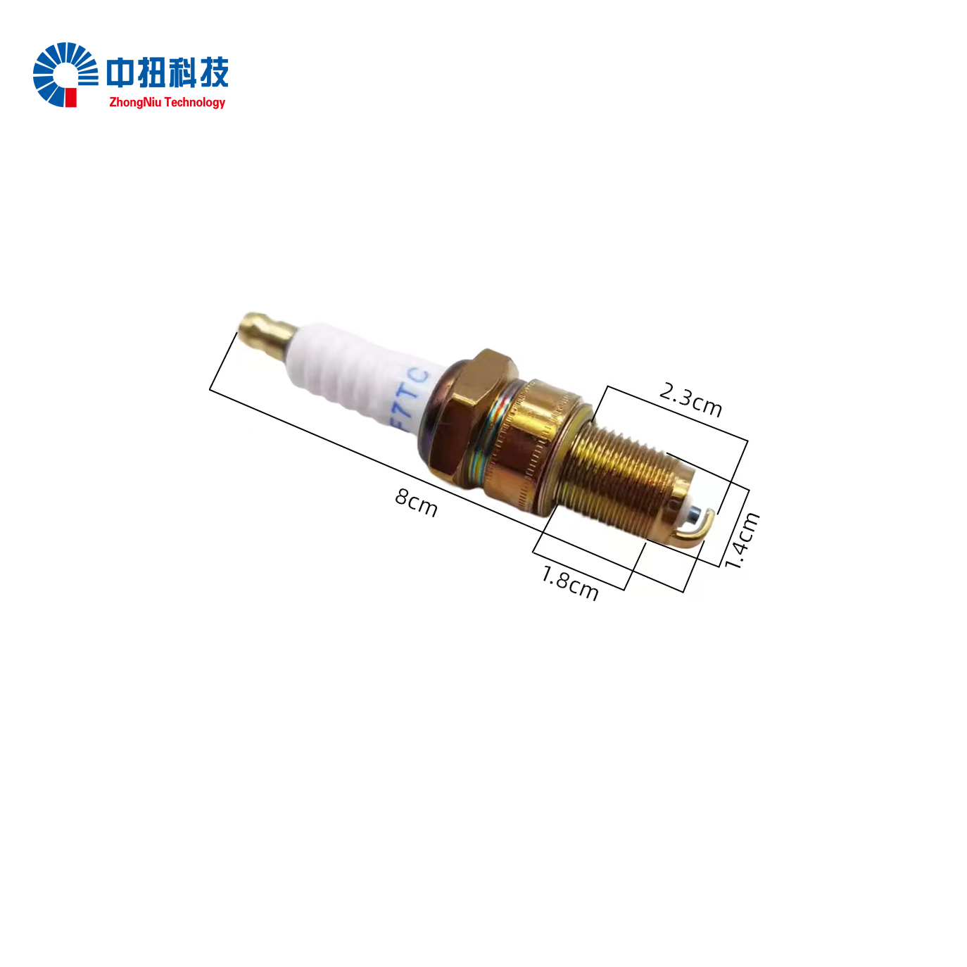 中扭科技火花塞ZN3.0-细扣/个高清大图