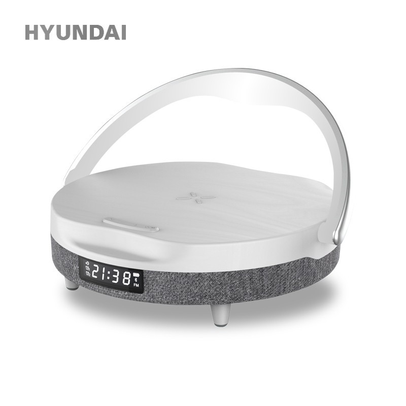 HYUNDAI YH-C009 Plus 多功能无线充台灯时计闹钟音箱