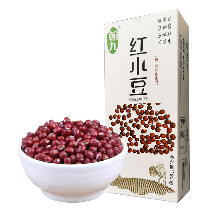 翰九 精致红豆 900g 五谷杂粮 红小豆 薏仁搭档 真空包装