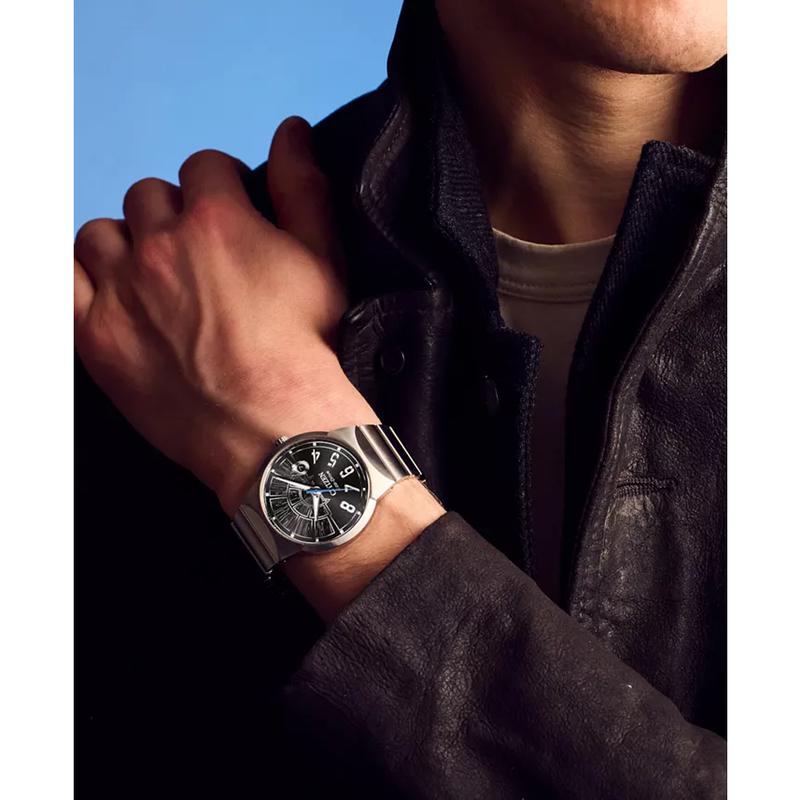 西铁城(CITIZEN)星战限定光动能男士不锈钢腕表40mm黑盘 Millennium Falcon设计高清大图