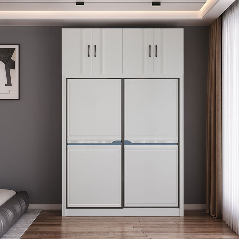 鑫金虎 现代木制衣柜家用推拉门衣橱180*60*255cm高清大图