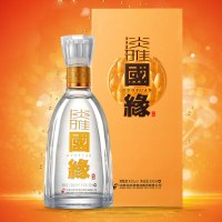 【酒厂自营】淡雅国缘42度 白酒500ml单瓶