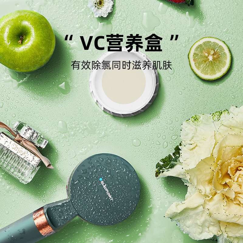 德国蓝宝花洒净水器过滤增压除氯喷淋头美肤沐浴软水机蓬莲头