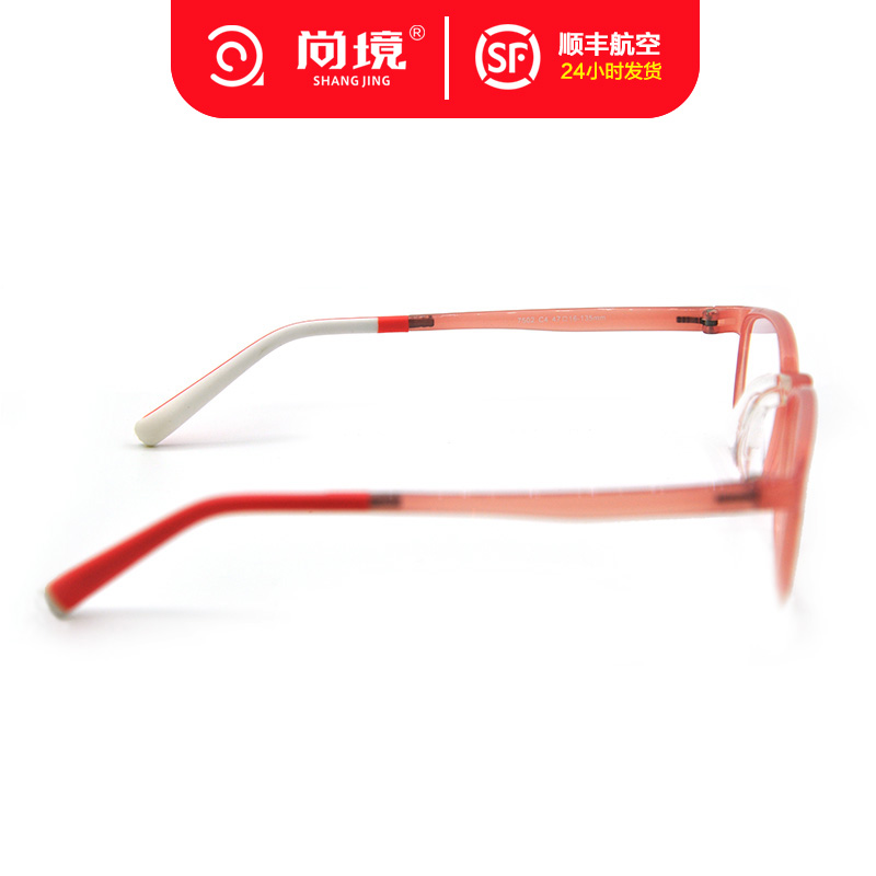 2021新款尚镜潮男女儿童款眼镜双色镜架时尚潮流可配有度数近视片高清大图
