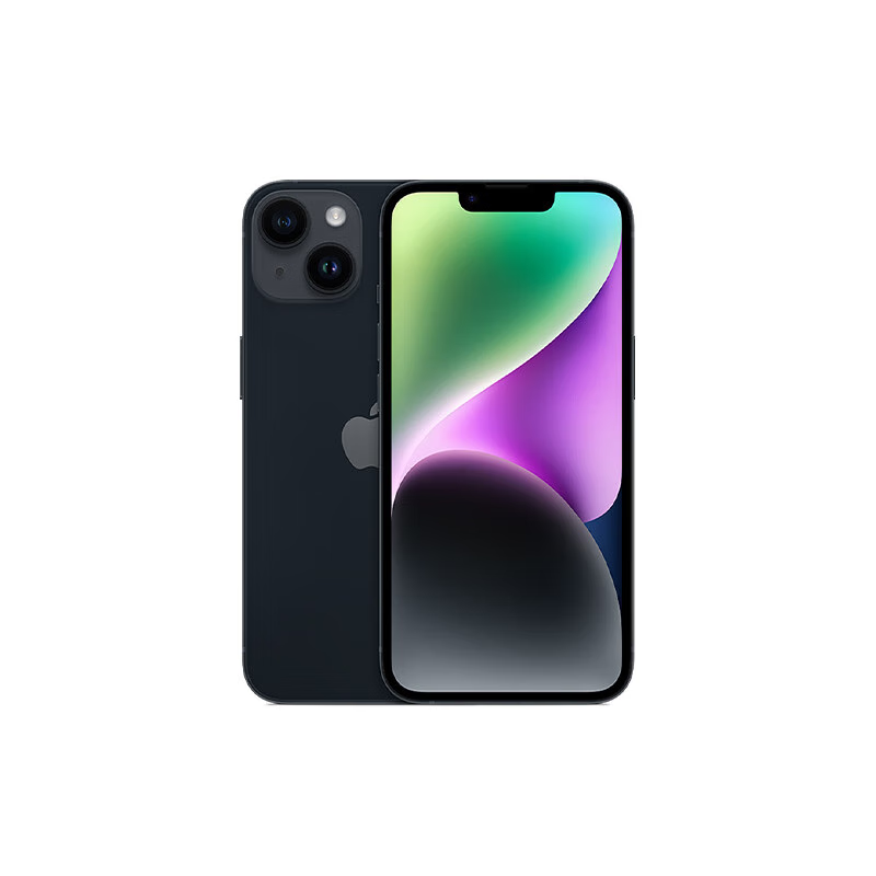 Apple/苹果 iPhone 14 (A2884) 256GB 午夜色 支持移动联通电信5G 双卡双待手机