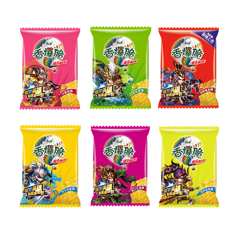 康师傅香爆脆干脆面45g*30袋/整箱 混合口味