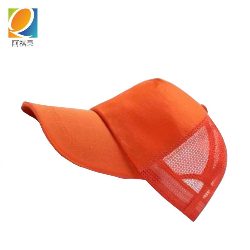 阿祺果 工作帽 鸭舌帽檐 网格款 顶高清大图