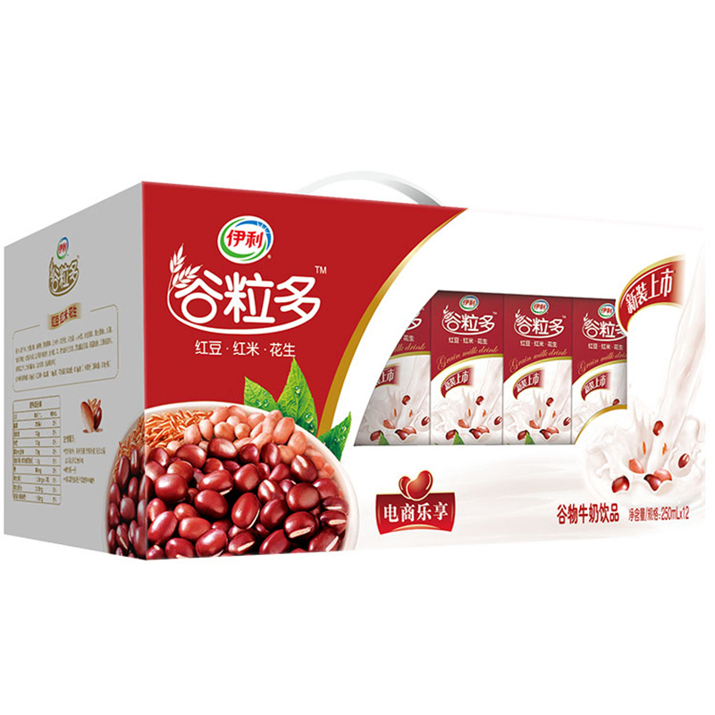 伊利 谷粒多 红谷 苗条装 250ml*12