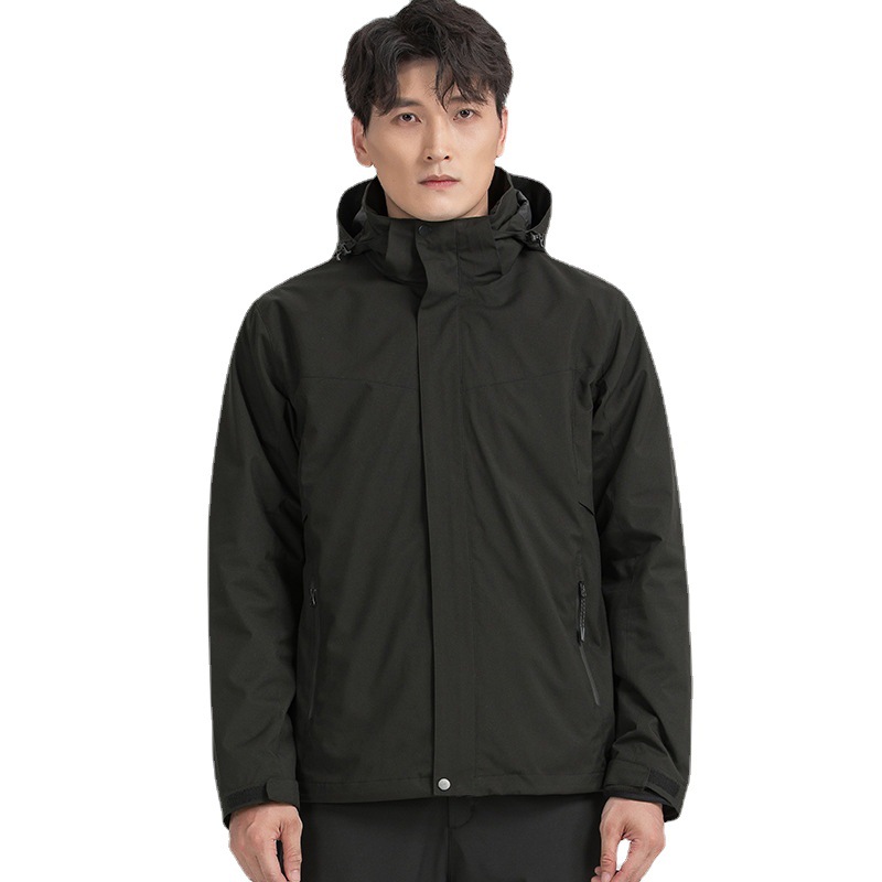 健卡侬 冲锋衣 J191 黑色 3XL