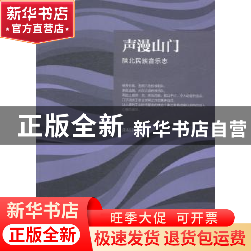 正版 声漫山门:陕北民族音乐志 张振涛著 文化艺术出版社 9787503