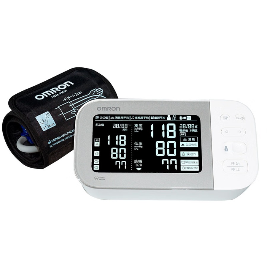 欧姆龙电子血压计进口家用上臂式血压测量仪J753J
