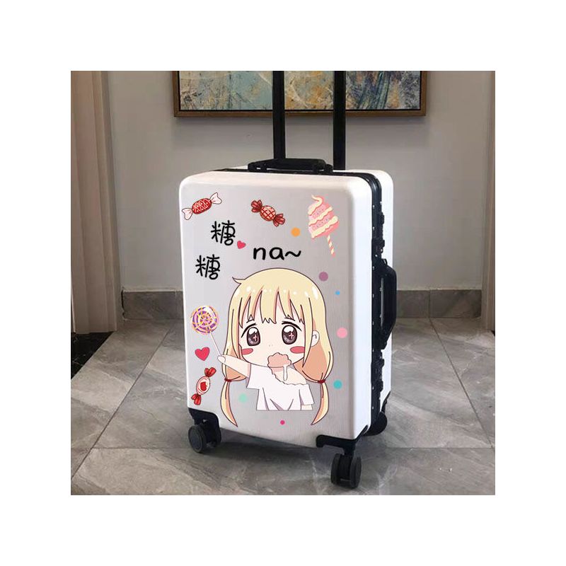 个性创意行李箱贴纸可爱少女心ins拉杆旅行箱自粘防水可移贴画|PVC美少女战士
