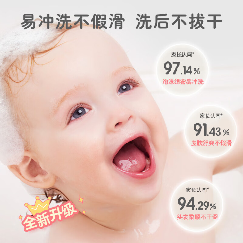 贝亲(Pigeon)洗发沐浴露 含桃叶精华 婴儿洗发沐浴二合一 500ml