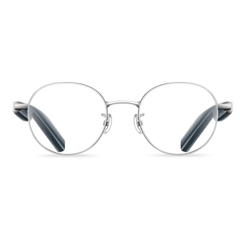 界环 AI音频智能眼镜非AR 实时翻译 金属圆框款 星辰银