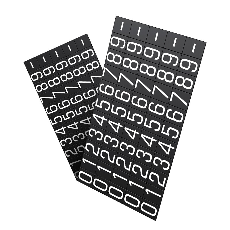 绿联临时停车牌数字贴塑胶款5组数字贴荧光大数字 LP178/70658 5个起订 (货期3-6天)高清大图