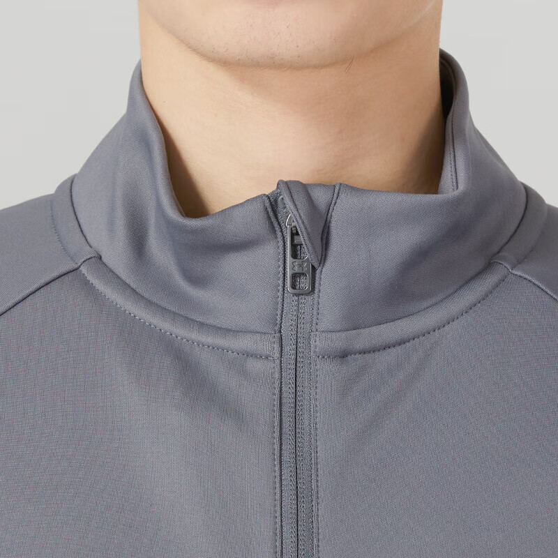 安德玛(Under Armour)夹克男装新款简约百搭立领型格休闲运动夹克外套23600305-014 ZP高清大图