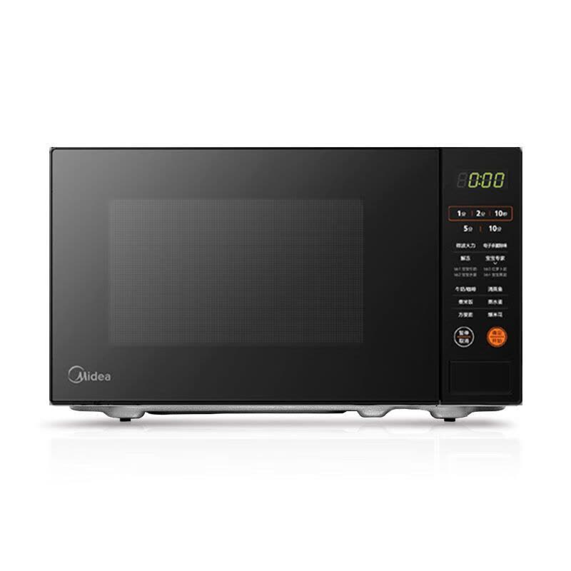 美的(midea)微波炉M24家用智能平板式多功能解冻除菌小型20L升 新款M24图片