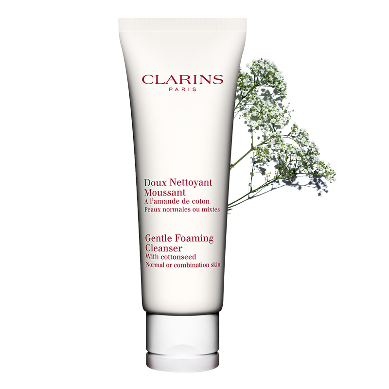 娇韵诗(CLARINS) 轻柔泡沫洁面乳棉花籽洗面奶125ml 保湿补水 清洁净柔软温和