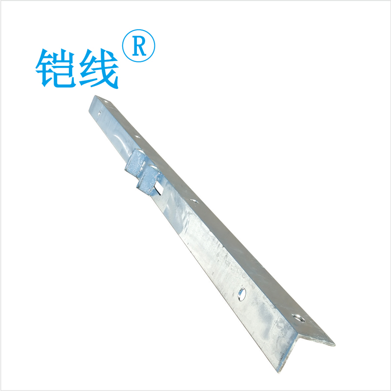 铠线 电料辅件 电力金具 线路杆顶横担∠63*6*1800mm(带M铁)/根高清大图