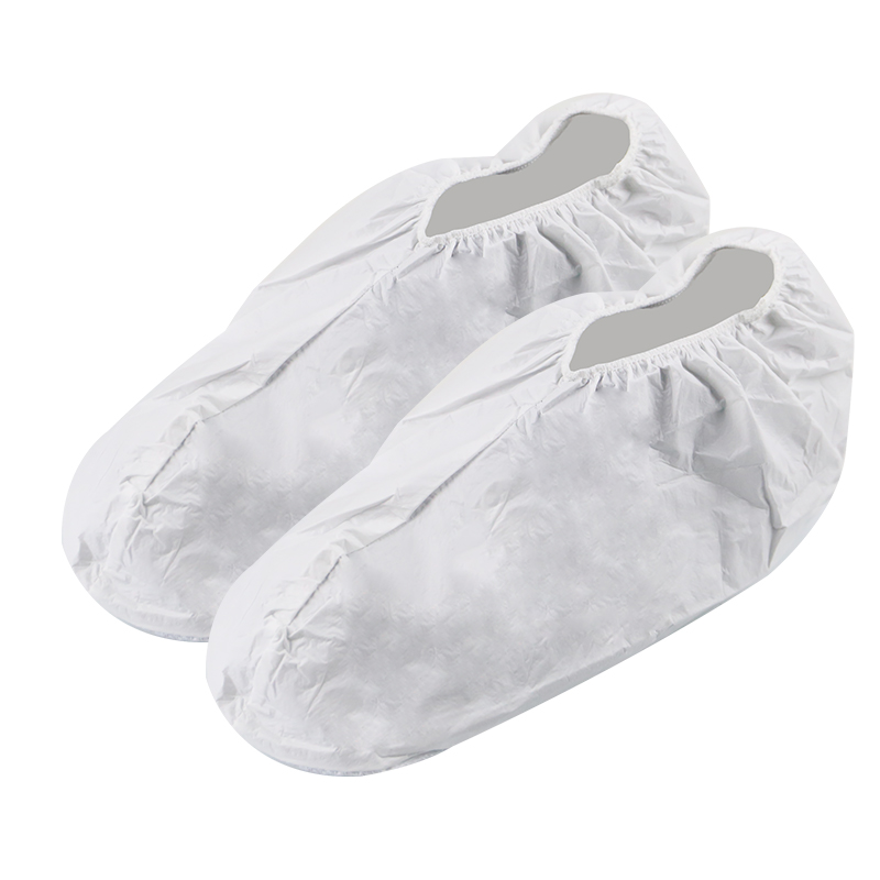 利铂安 防护短筒鞋套 LBA-BP9163 (PVC防滑鞋底)白色 双