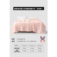 水星家纺抗菌七孔纤维被芯冬被加厚二和一被单双人被芯秋冬保暖床品