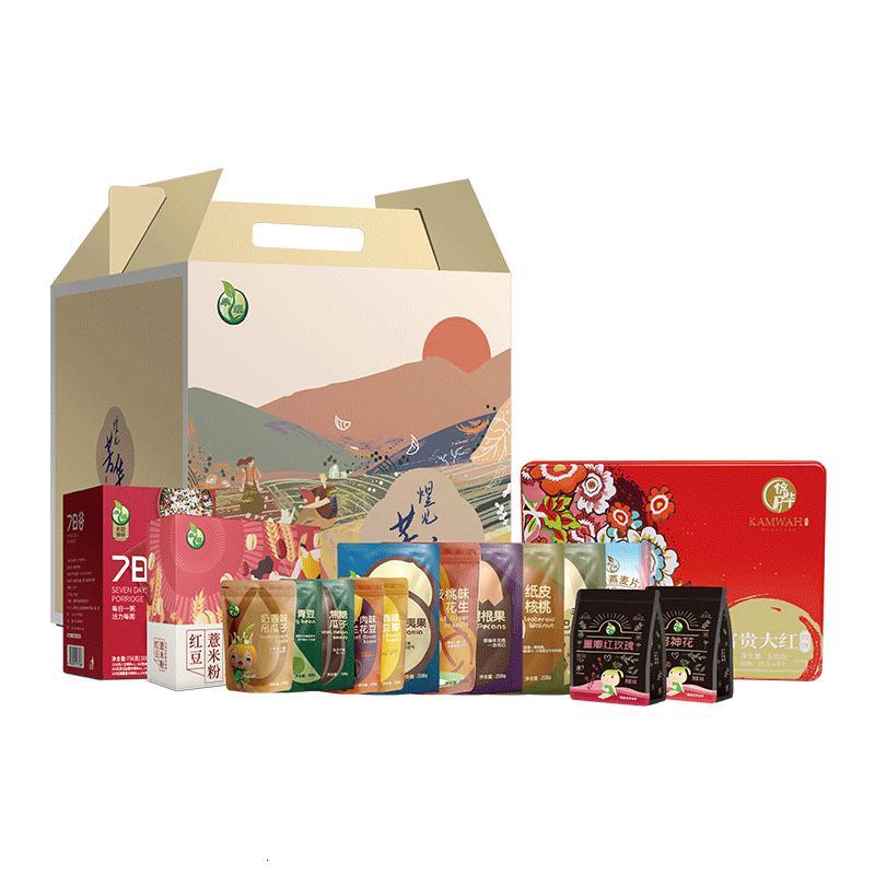 禾煜 南北干货 菌菇特产 五谷杂粮 月饼 煜见芳华3556g