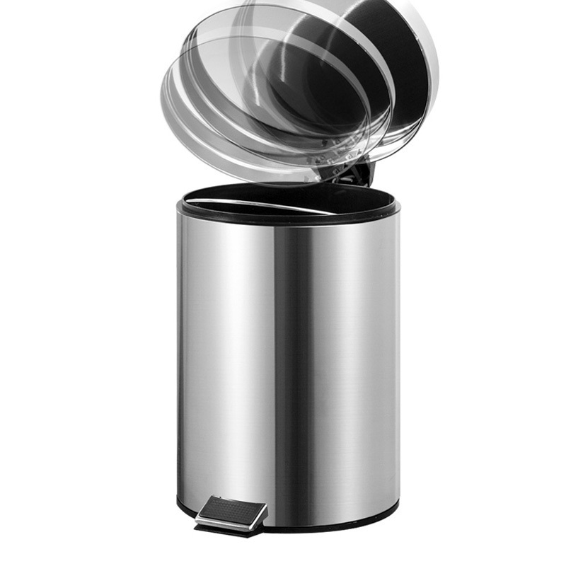 豫芙莱脚踏垃圾桶12L个高清大图