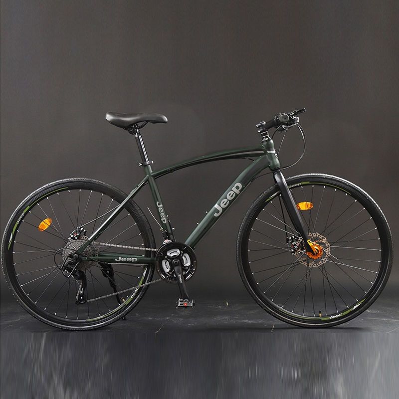 吉普jeep公路自行车212427速碟刹单车弯把直把公路车学生车