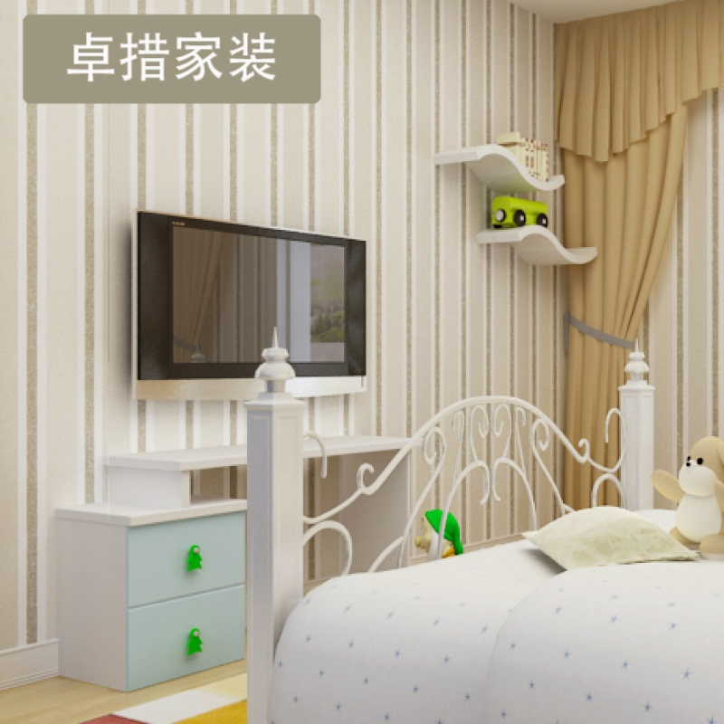 新品儿童房卧室墙纸男孩小皮球蓝球足球橄榄球无纺布壁纸包邮U933