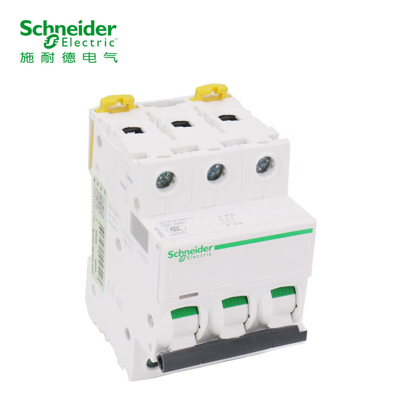 3M 施耐德 交流微型断路器 iC65N-C63A/3P A9F18363高清大图