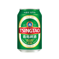 青岛啤酒(TSINGTAO)经典10度 330ml*24罐 整箱装 官方直营