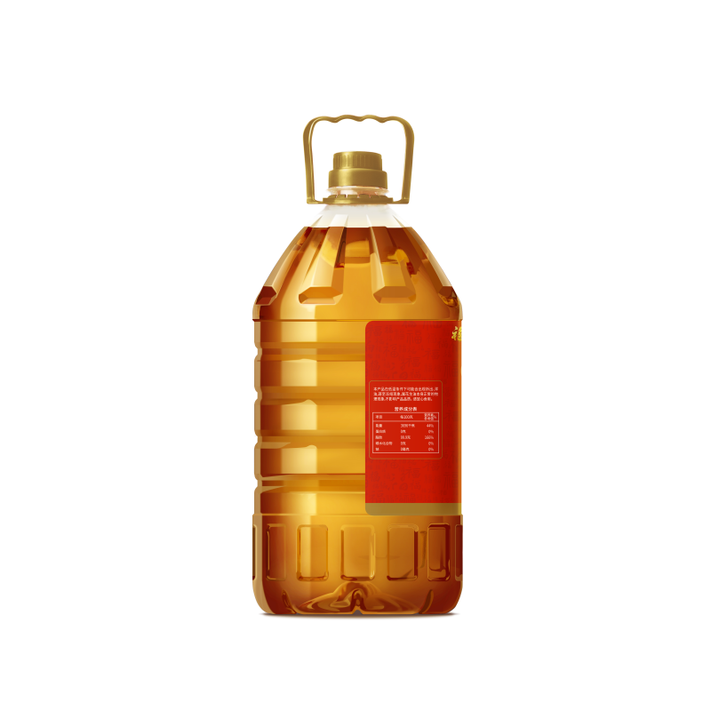 中粮福临门福至心礼压榨一级花生油 /5L高清大图