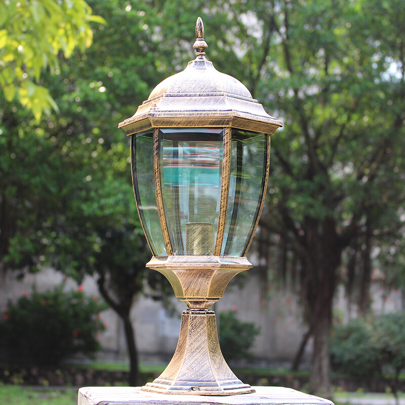 欧式柱头灯柱立柱灯墙柱灯户外柱灯防围墙灯花园庭院灯路灯具视频