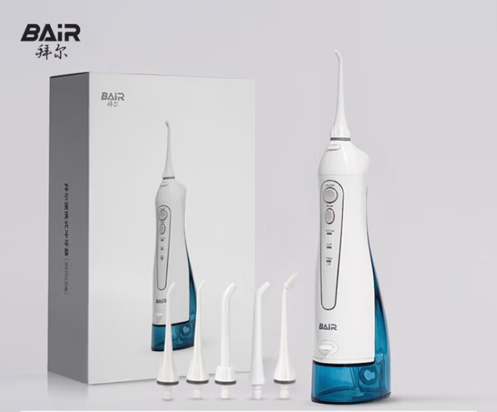 拜尔(BAIR) M3电动冲牙器家用便携式清洁口腔洗牙器水牙线冲洗器洁牙器牙套清洗送男女朋友礼物 M3Plus 30