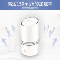 飞利浦(PHILIPS)加湿器 纳米无雾冷蒸发 迷你办公室卧室桌面床头家用空气加湿HU4706/01 白色 次品开封