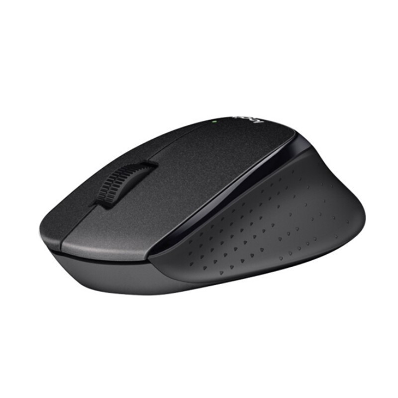 罗技(Logitech)B330 轻音鼠标 无线鼠标 办公鼠标 右手鼠标 带无线微型接收器 黑色高清大图