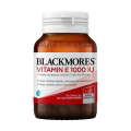 澳洲BLACKMORES澳佳宝 天然维生素E软胶囊1000IU 30粒 1瓶装 VE维E 澳大利亚进口
