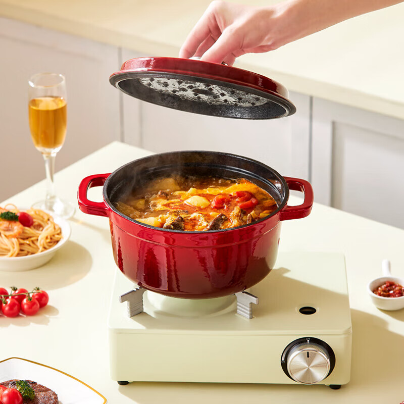 VISIONS赤焰珐琅锅VS-DG22J037C/KZ高清大图