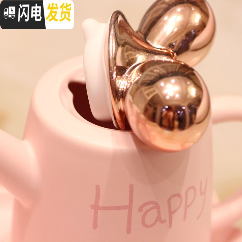 三维工匠欧式陶瓷家用杯子套装简约客厅创意水具水杯茶具茶壶耐热礼品盒装 白色