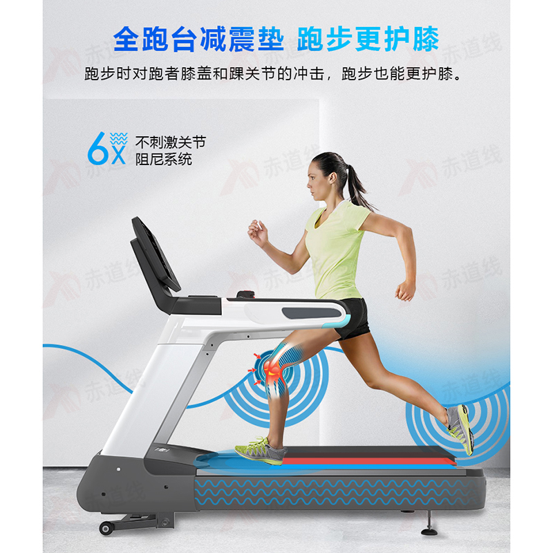 赤道线 跑步机大型商务健身房工作室电动坡度健身器材 CDX-523SBCT06高清大图