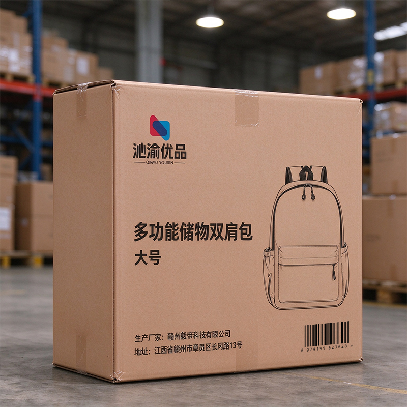 沁渝优品 多功能储物双肩包 大号 个高清大图